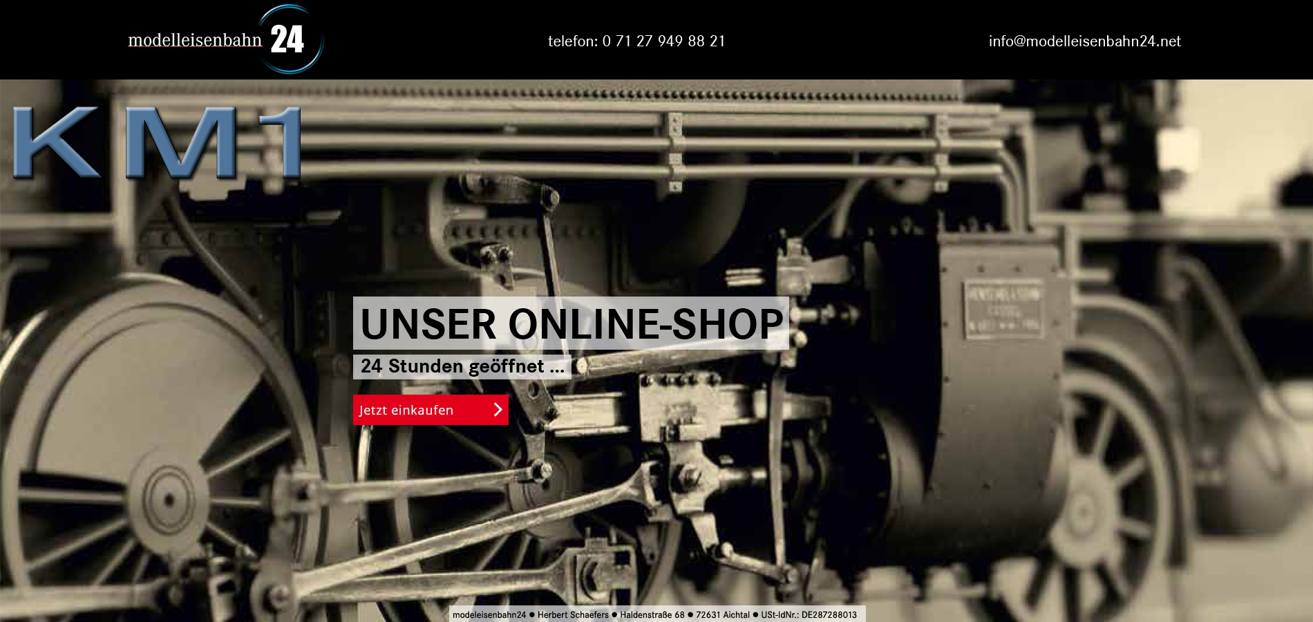 Offizieller KM1 Onlineshop für Modelleisenbahnen 